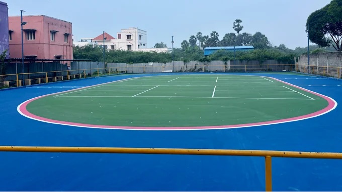 The academy's skating track
